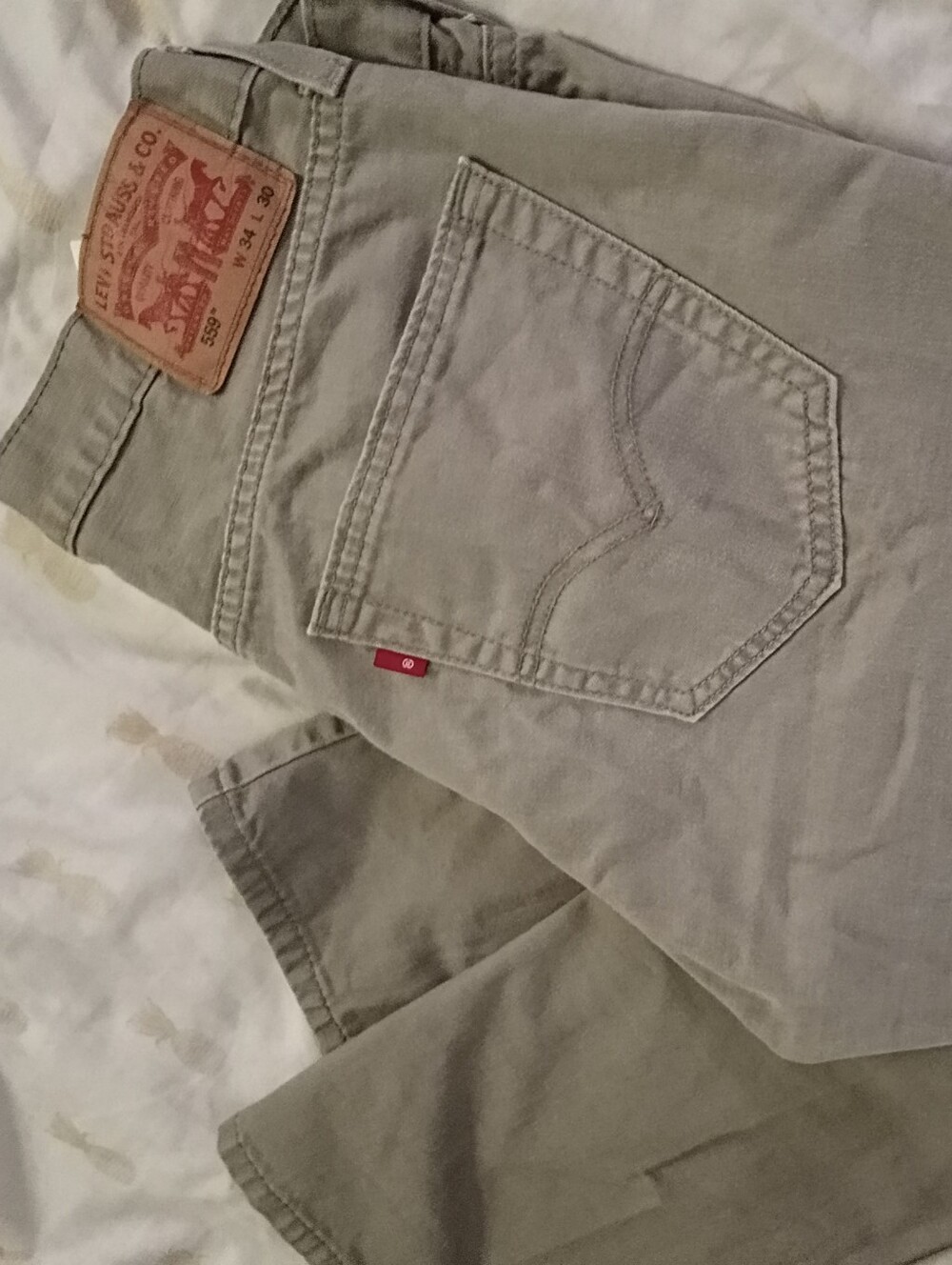 Levi's Women's Light Beige /Grey Jeans